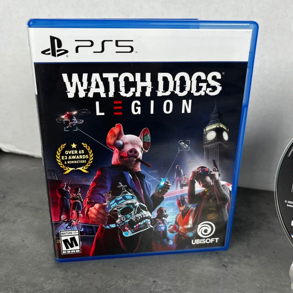 Watch‎ Dogs Legion Sony PlayStation 5 PS5 Ubisoft Action Adventure Game Disc